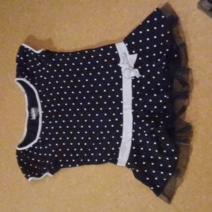 Girls polka dot shirt